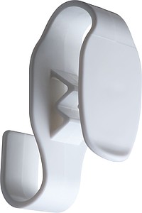 Bag holder for trolleys, white