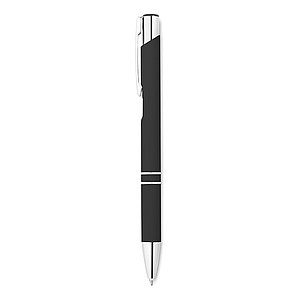 Ball pen in rubberised finish
