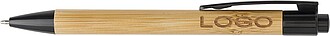 Ballpen with bamboo barrelBlack