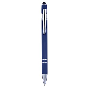 Ballpen with rubber finish