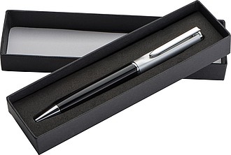 Ballpen with silver top