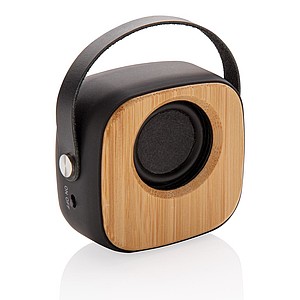 Bamboo 3W Wireless Fashion Speaker,black