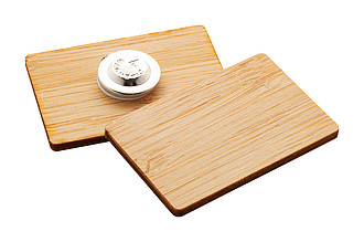 bamboo badge