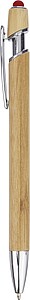 Bamboo ballpen Darren, red