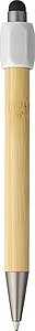 Bamboo ballpen, white