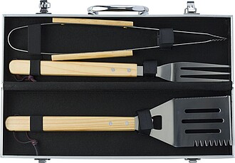 Bamboo barbecue set