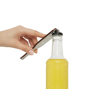 Bamboo bottle opener, brown