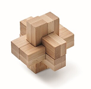 Bamboo brain teaser puzzle