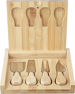 Bamboo cheese board Zea, brown