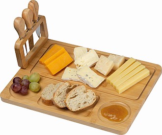 Bamboo cheese set