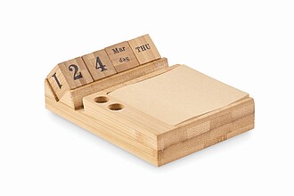 Bamboo desktop calendar, wood