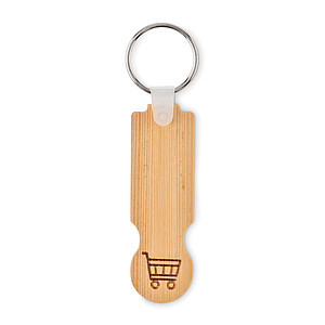 Bamboo euro token key ring MO6797-40