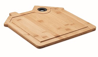 Bamboo house cutting board