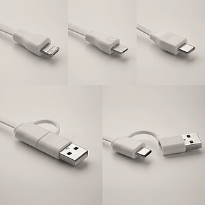 Bamboo key ring with phone stand