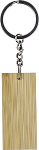 Bamboo keychain Geoffrey, black