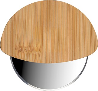 Bamboo pizza cutter, brown