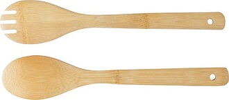 Bamboo salad cutlery Elara