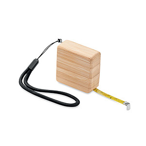Bamboo square measuring tape - 1m
