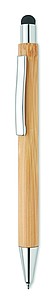 Bamboo stylus pen blue ink