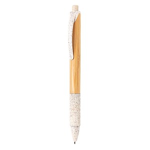 Bamboo & wheatstraw pen,white