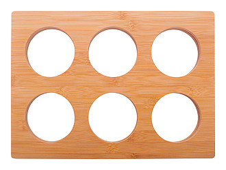 bamboo wine rack