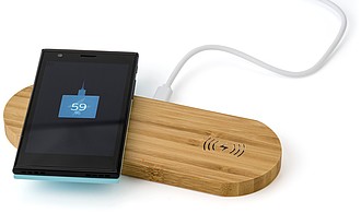 Bamboo wireless charger