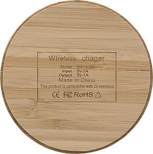 Bamboo wireless fast charger