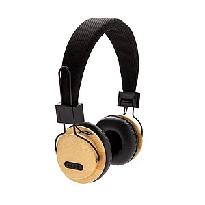 Bamboo wireless headphone