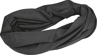 Bandana loop scarf, black