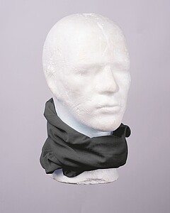 Bandana loop scarf, black