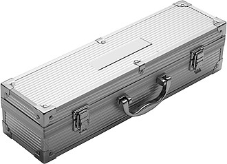 Barbecue set Silver