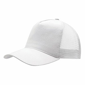 Baseball-Cap, 5 Panels "Fastball", white