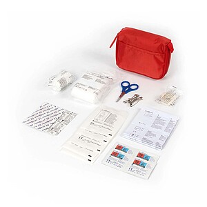 Basic 31-piece First Aid kit, red