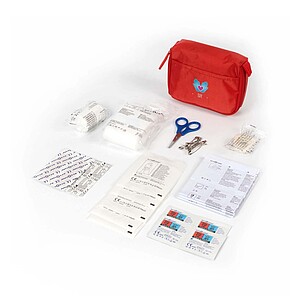 Basic 31-piece First Aid kit, red