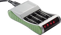 Battery charger, grey
