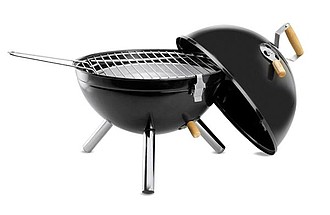 BBQ grill, black