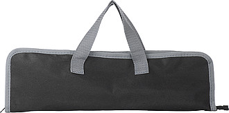 BBQ set in zipped caseSilver