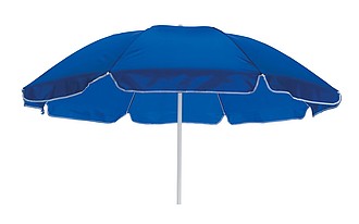 Beach umbrella "Sunflower", packed in clear PVC carrying bag,colour blue