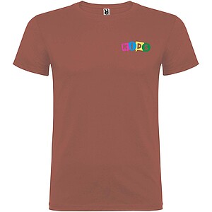 Beagle short sleeve kids t-shirt, brick red