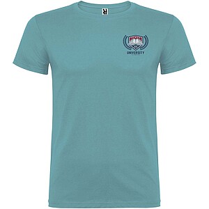 Beagle short sleeve mens t-shirt, dusty blue