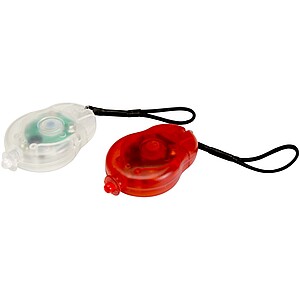 Beamix bicycle lights set, transparent clear