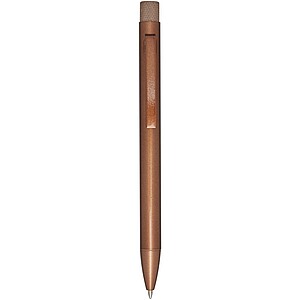 Beatriz recycled brass ballpoint pen (blue ink), copper