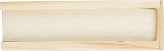 Beech wooden dice set Celine, brown