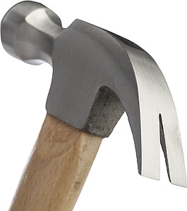 Beechwood claw hammer Asha, brown