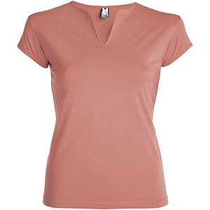 Belice short sleeve womens t-shirt, clay orange