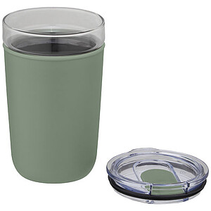 Bello 420 ml glass tumbler with recycled plastic outer wall