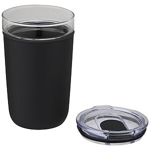 Bello 420 ml glass tumbler with recycled plastic outer wall