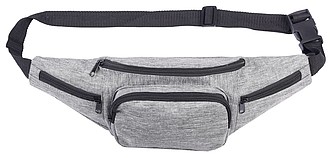 Belt bag "Quad" 300D, light ggrey