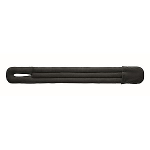 Bendable roll travel pillow, black