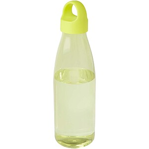 Bergen 800 ml recycled plastic water bottle, lime
